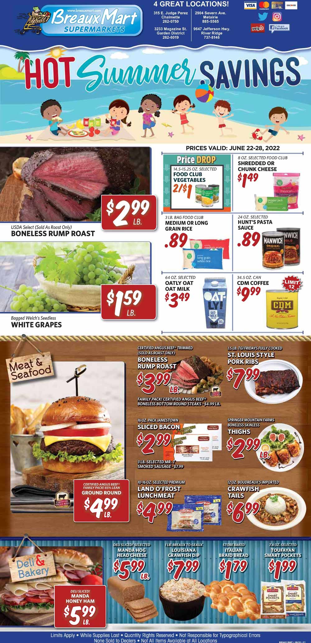 Breaux Mart Weekly Ad (6/22/22 - 6/28/22)