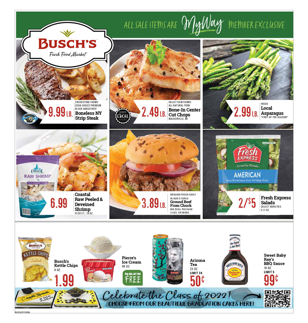 Busch's  Weekly Ad (5/09/22 - 5/22/22)