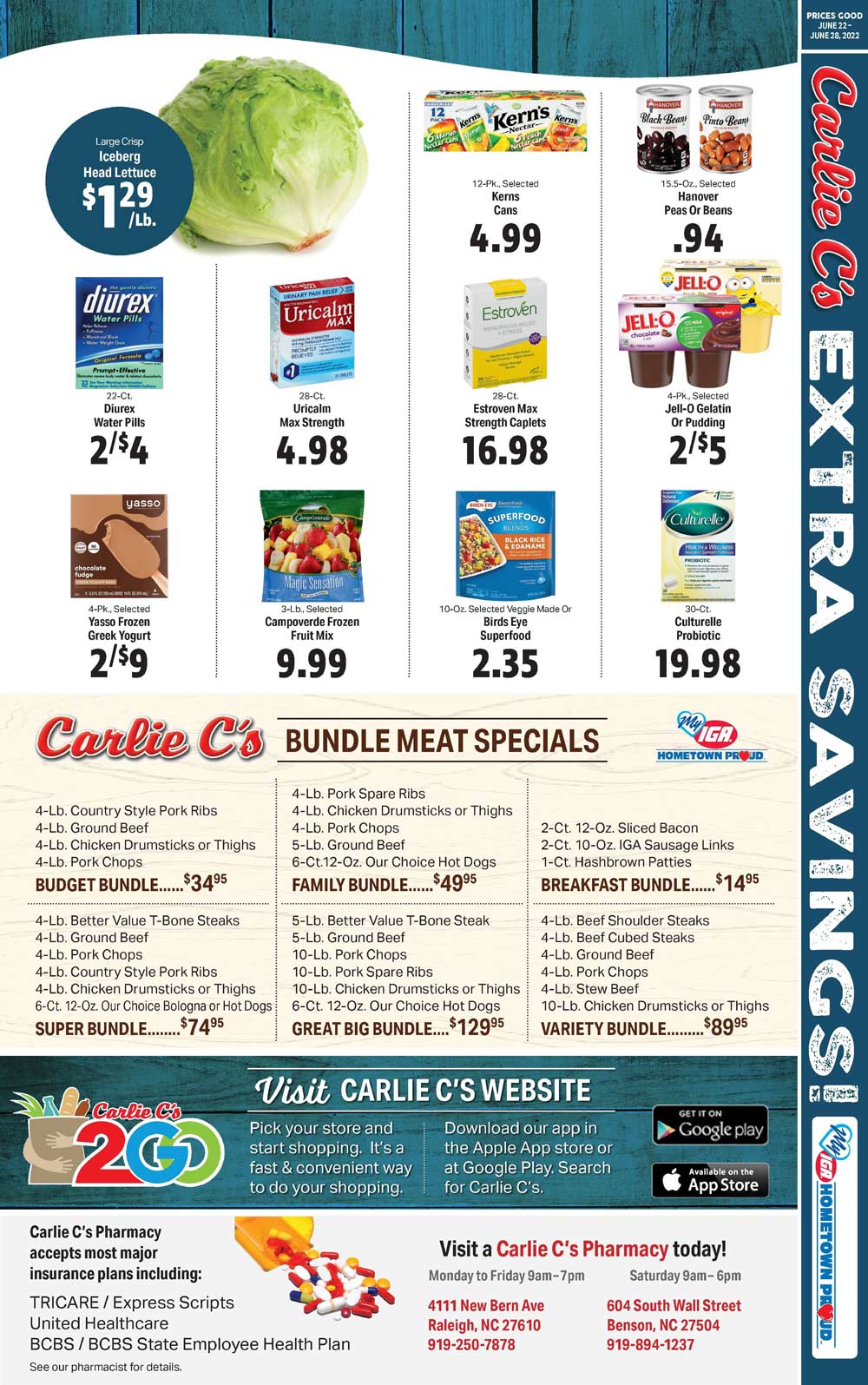 Carlie C's Weekly Ad (6/22/2022-6/28/2022)