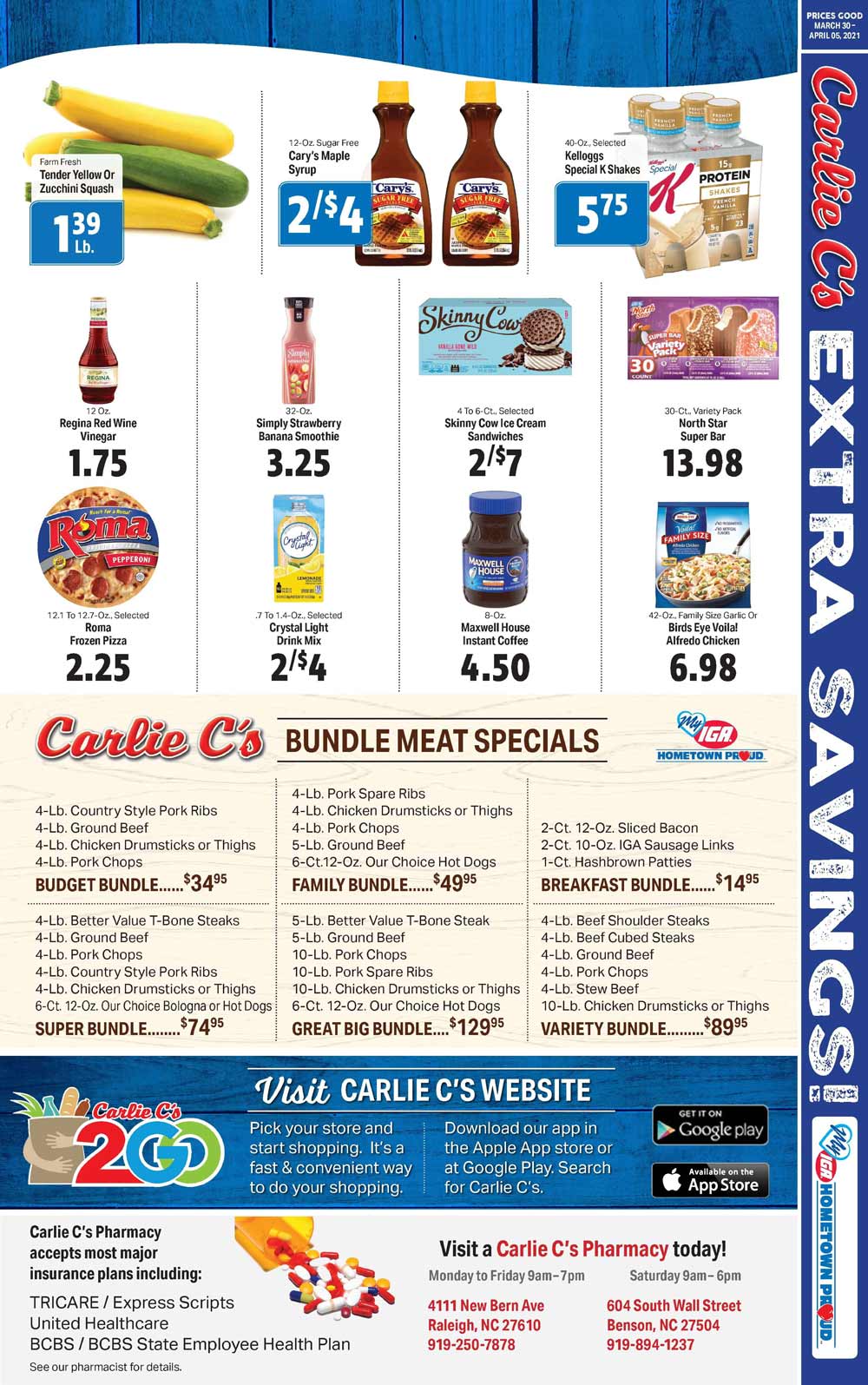 Carlie C's Weekly Ad (3/30/2022-4/05/2022)