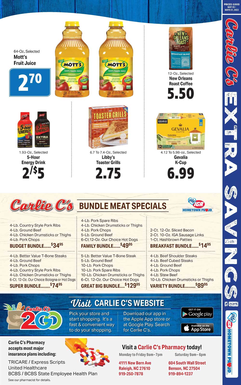 Carlie C's Weekly Ad (5/25/2022-5/31/2022)