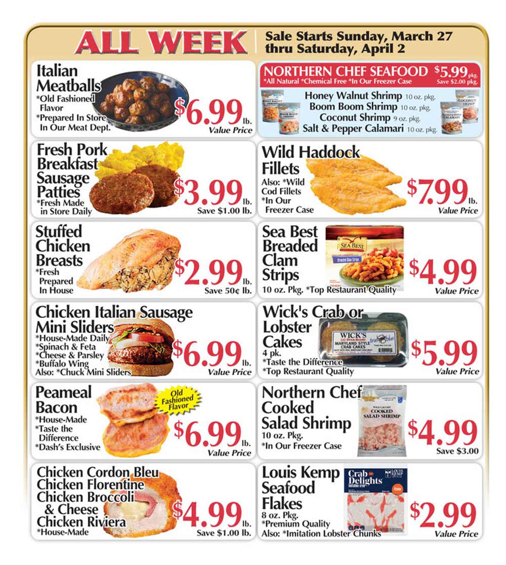 Dash's Weekly Ad (3/27/22 - 4/02/22)