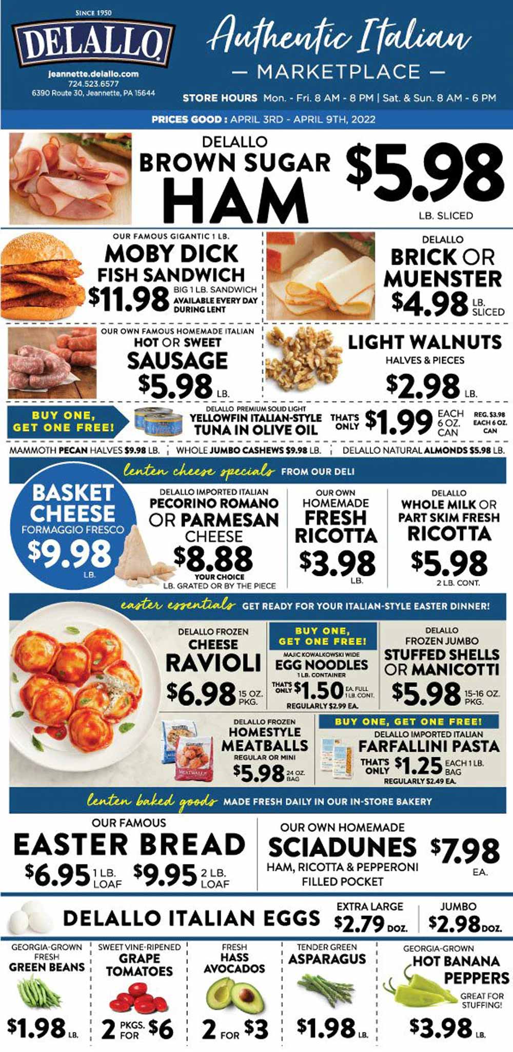 Delallo Weekly Ad (4/03/22 - 4/09/22)