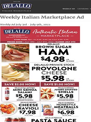 Delallo Weekly Ad (7/03/22 - 7/09/22)