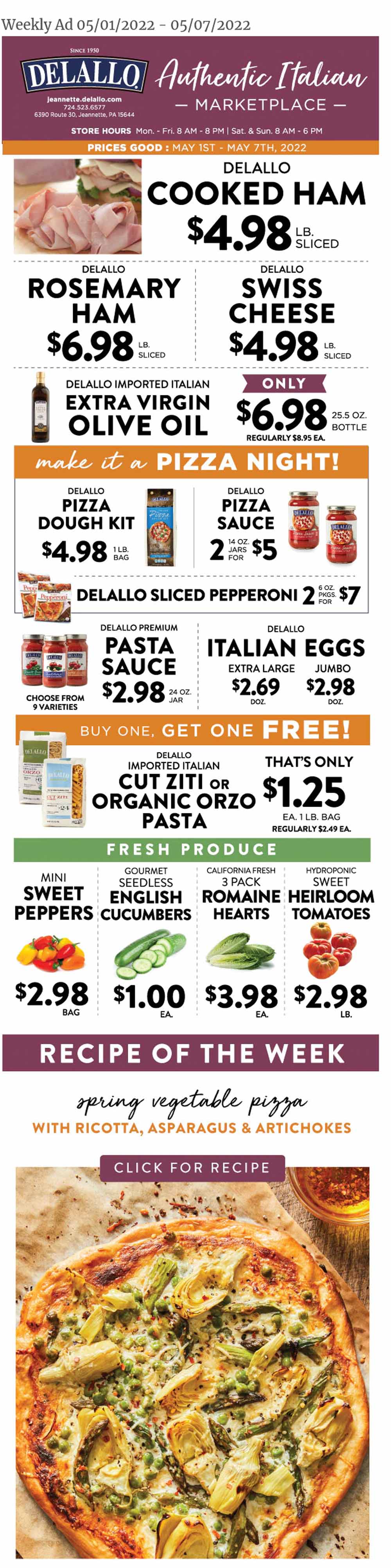 Delallo Weekly Ad (5/01/22 - 5/07/22)