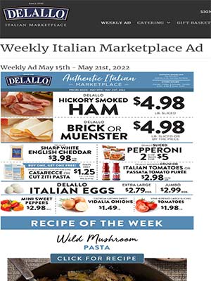 Delallo Weekly Ad (5/15/22 - 5/21/22)