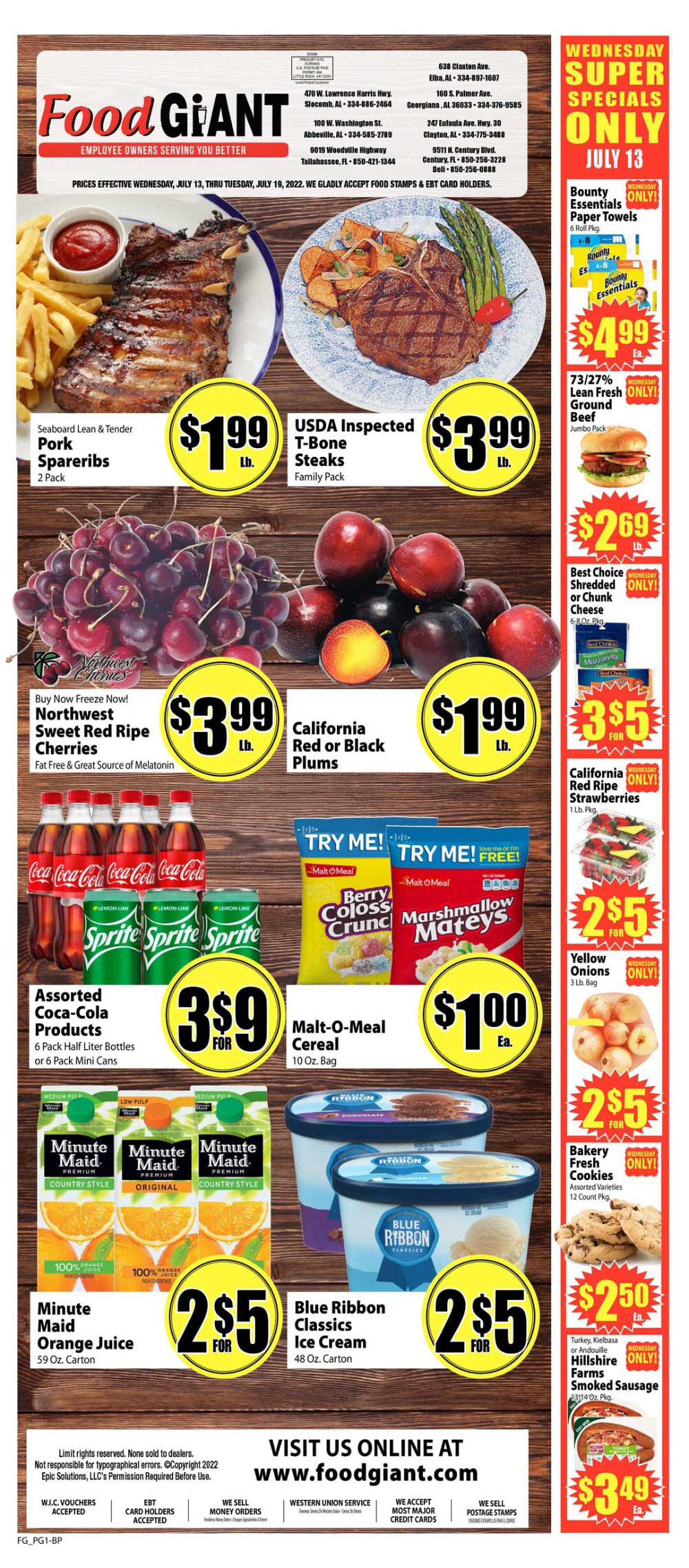 Food Giant Weekly Ad (7/13/22 - 7/19/22)