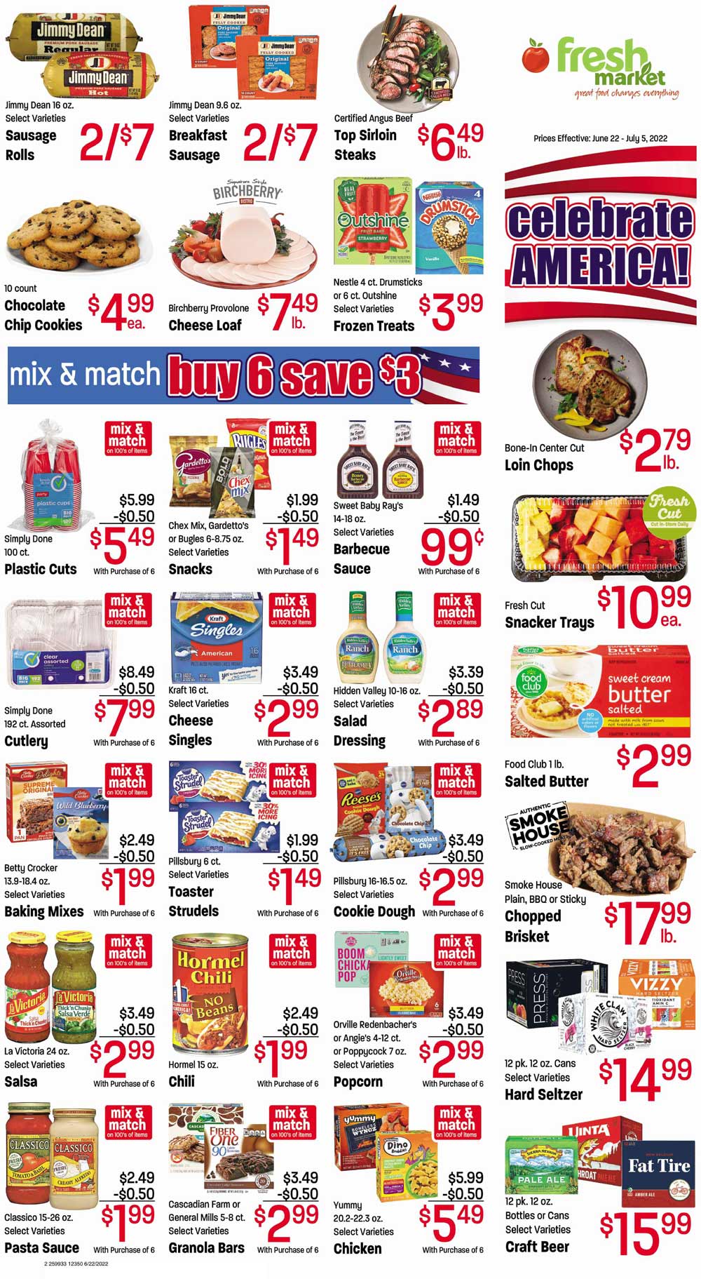 Fresh Market Weekly Ad (6/22/22 - 7/05/22)