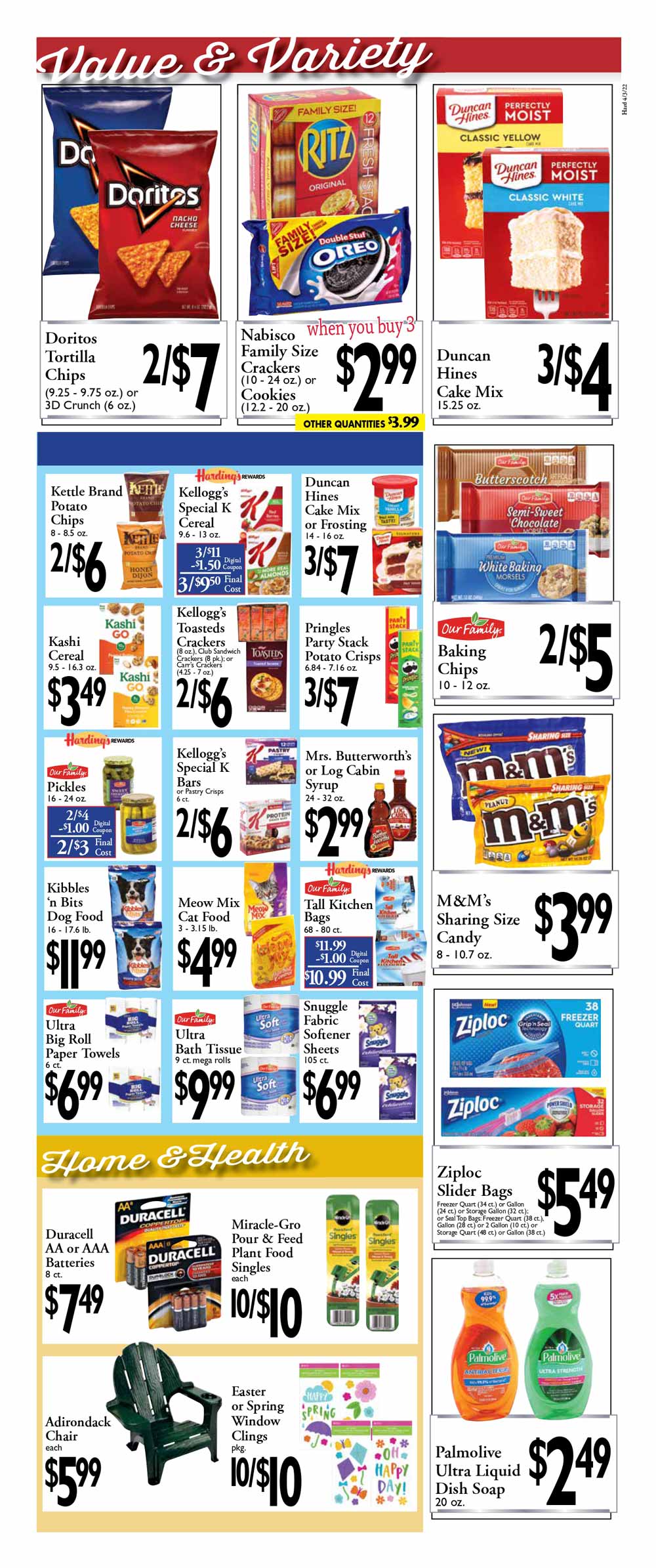 Harding's Weekly Ad (4/03/22 - 4/09/22)