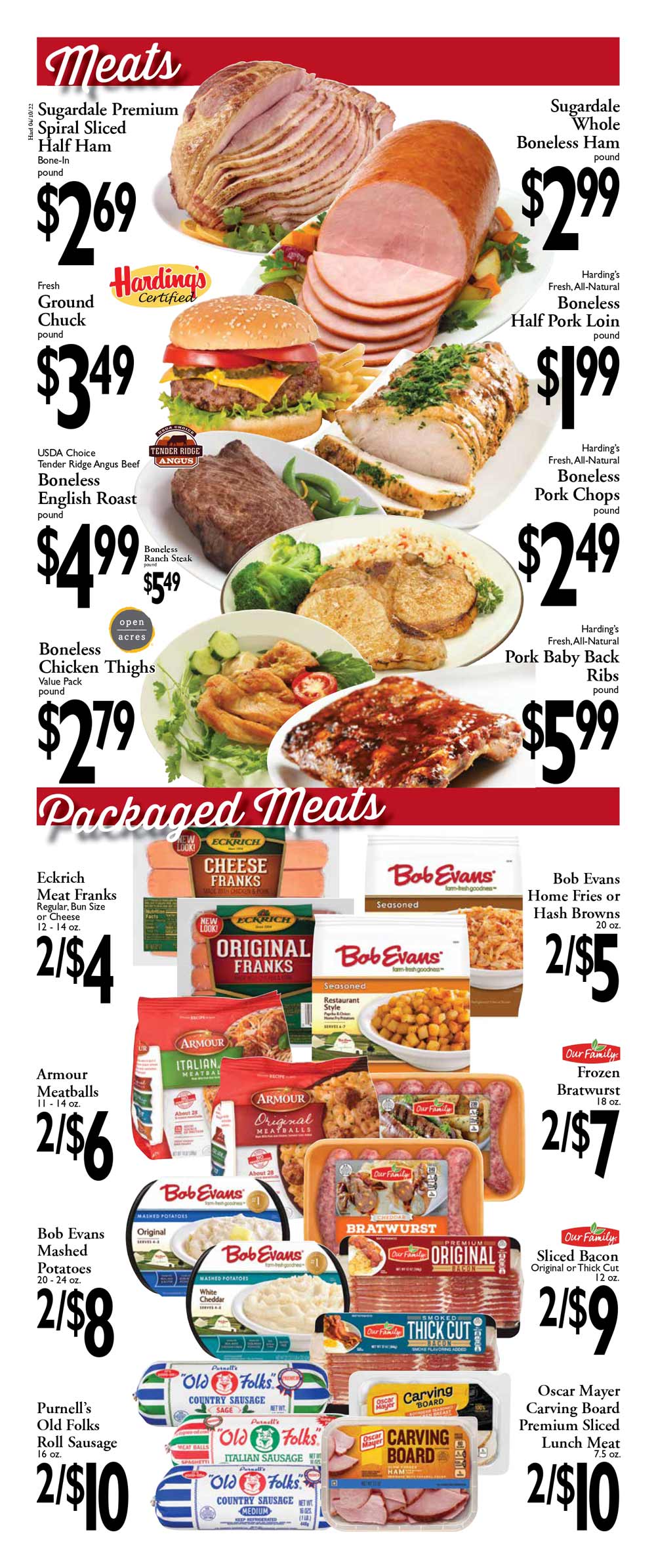 Harding's Weekly Ad (4/10/22 - 4/16/22)