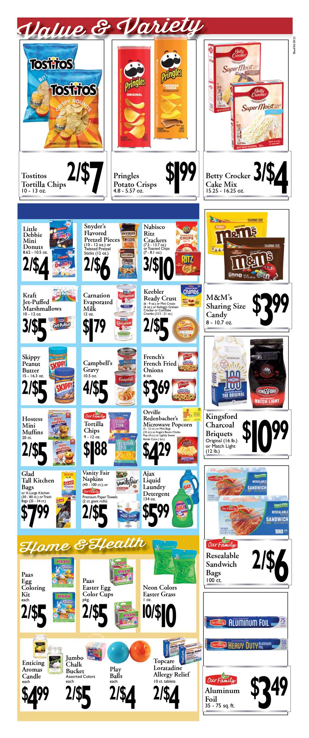 Harding's Weekly Ad (4/10/22 - 4/16/22)