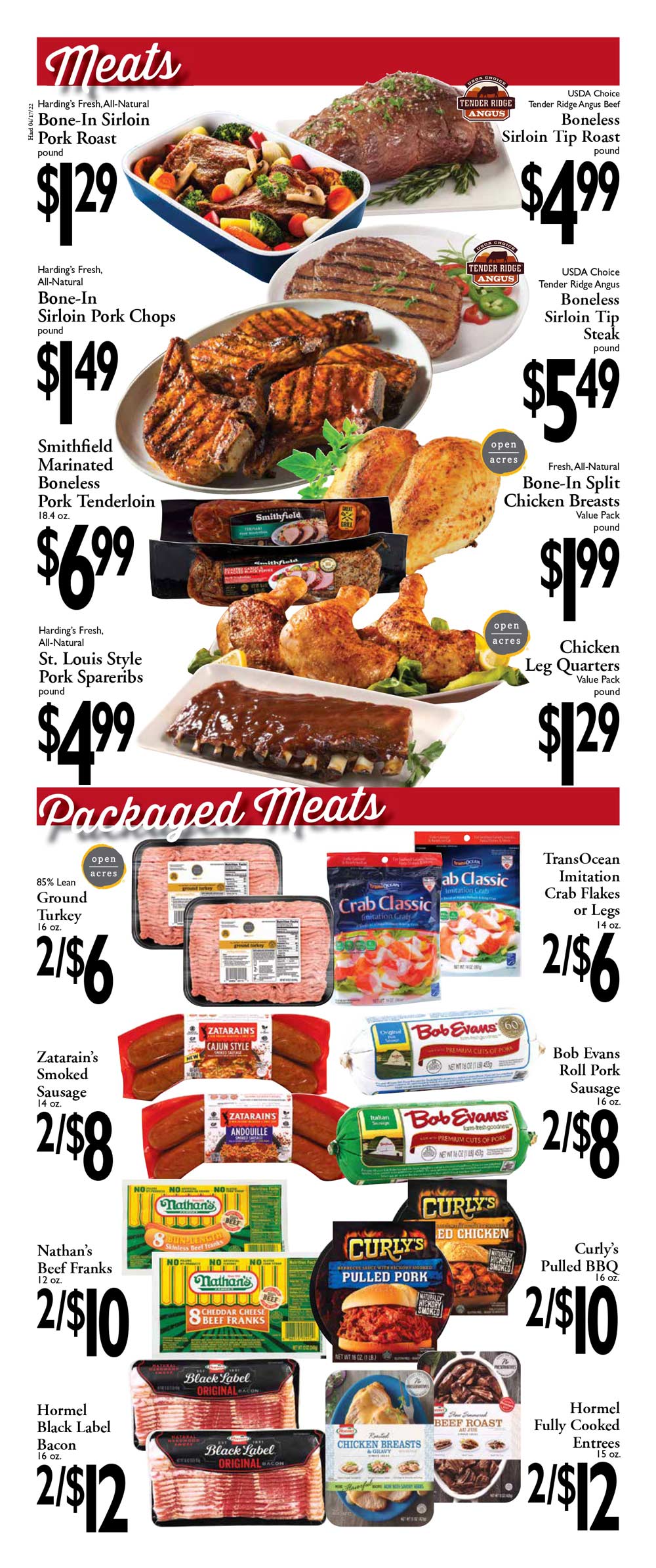 Harding's Weekly Ad (4/17/22 - 4/23/22)