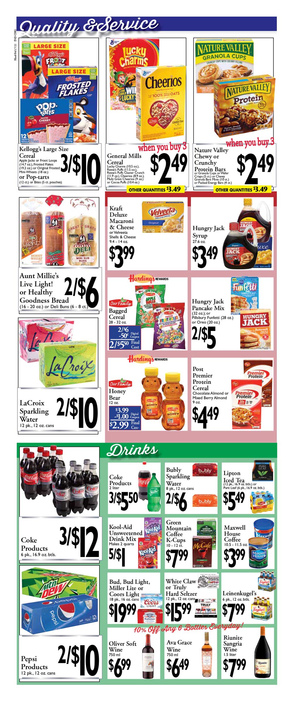 Harding's Weekly Ad (4/17/22 - 4/23/22)