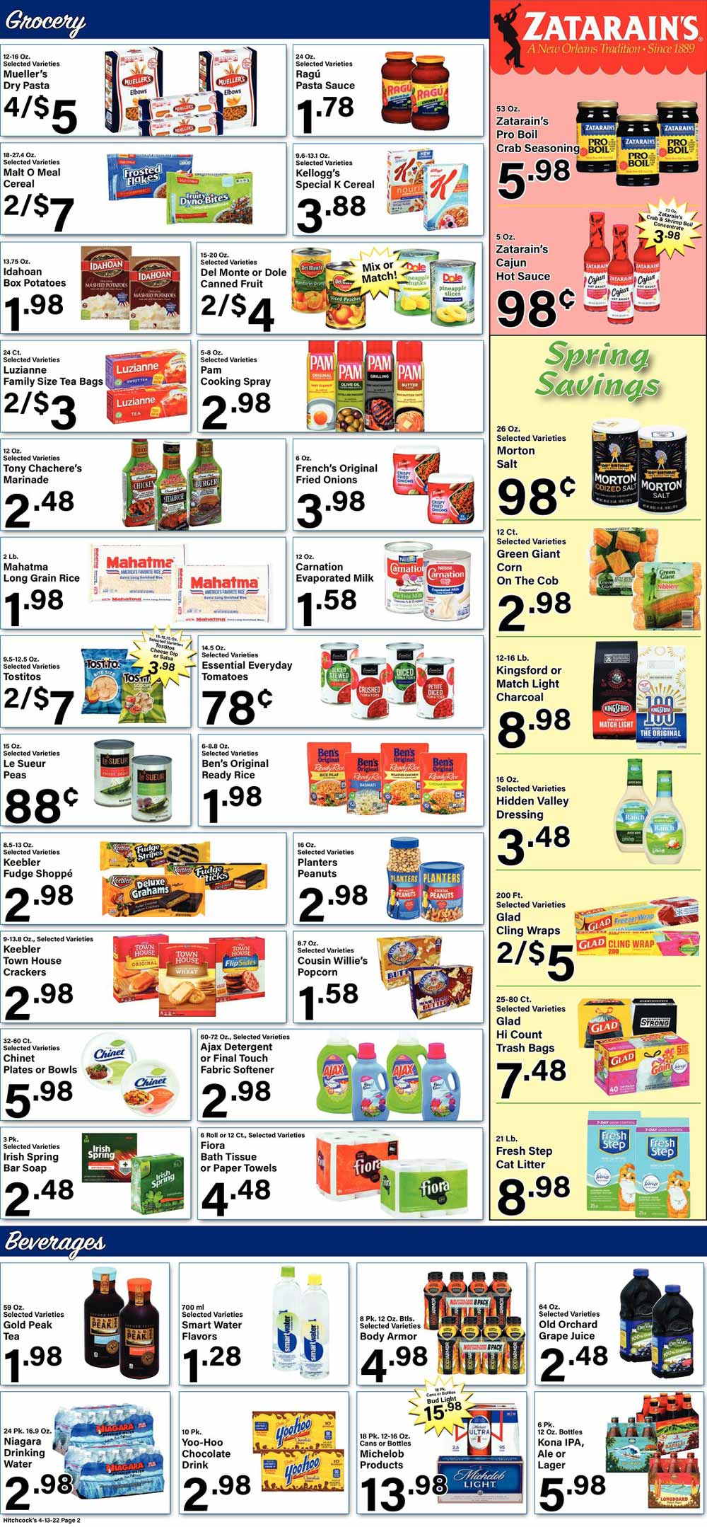 Hitchcock's Weekly Ad (4/13/22 - 4/19/22)