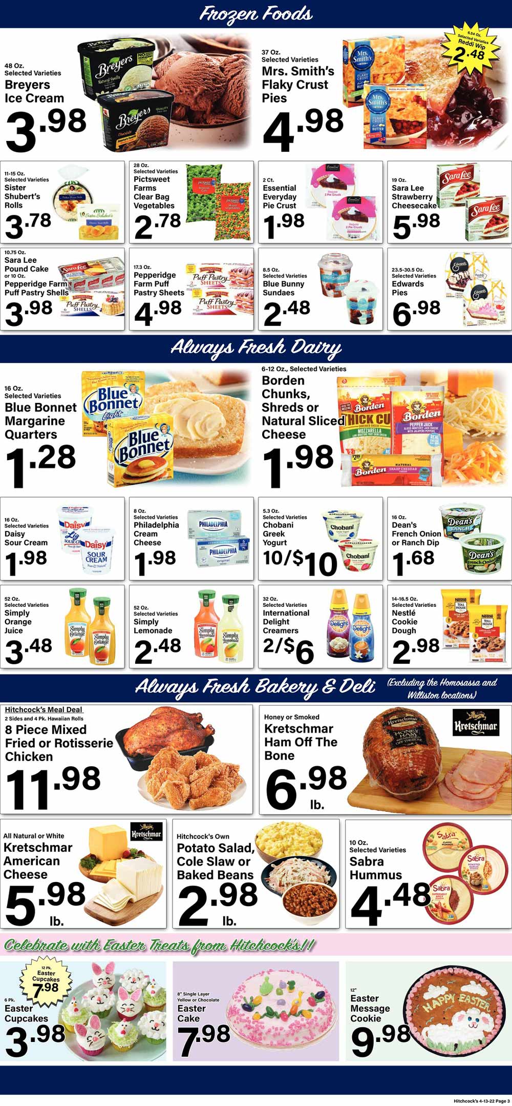 Hitchcock's Weekly Ad (4/13/22 - 4/19/22)