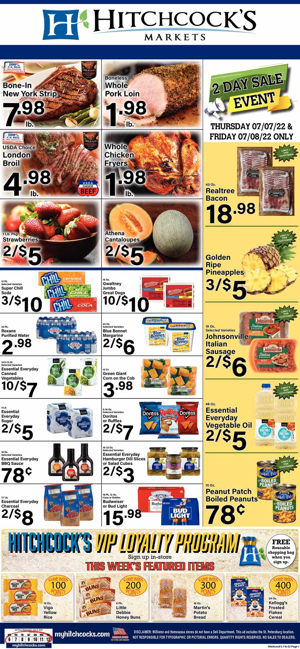 Hitchcock's Weekly Ad (7/06/22 - 7/12/22)