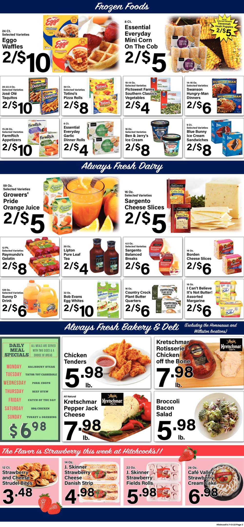 Hitchcock's Weekly Ad (7/13/22 - 7/19//22)