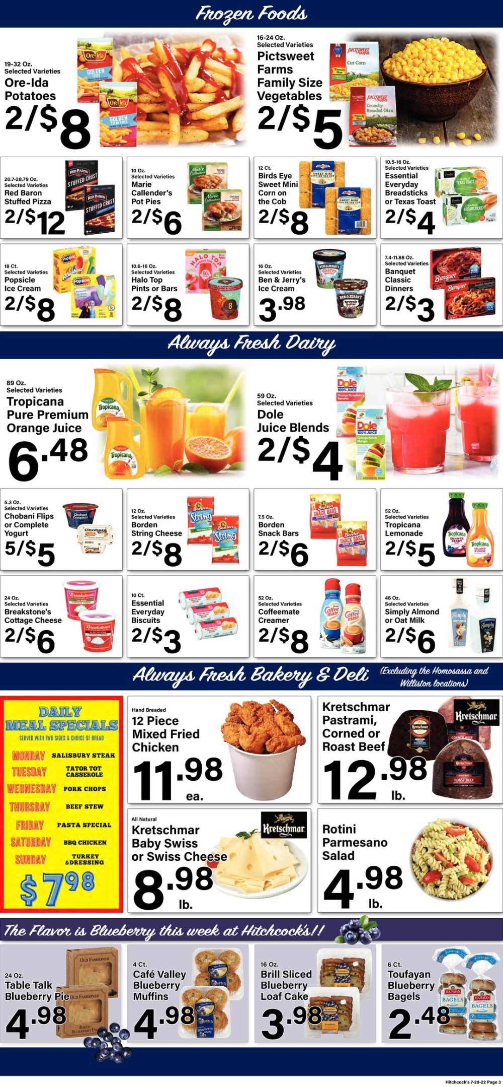 Hitchcock's Weekly Ad (7/20/22 - 7/26//22)