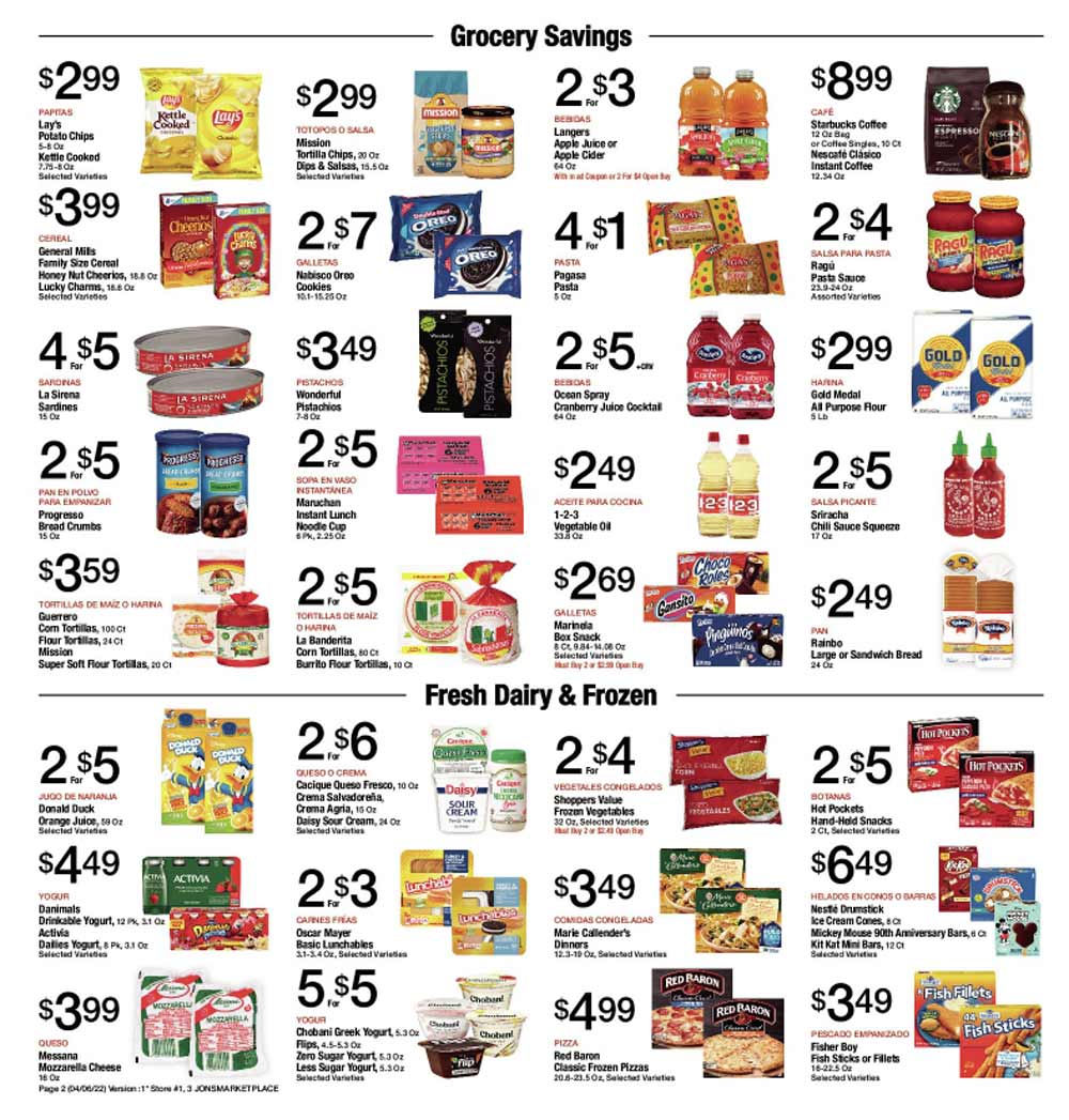 Jons Weekly Ad (4/06/22 - 4/12/22)