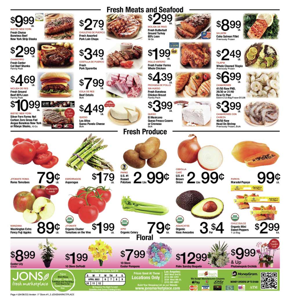 Jons Weekly Ad (4/06/22 - 4/12/22)