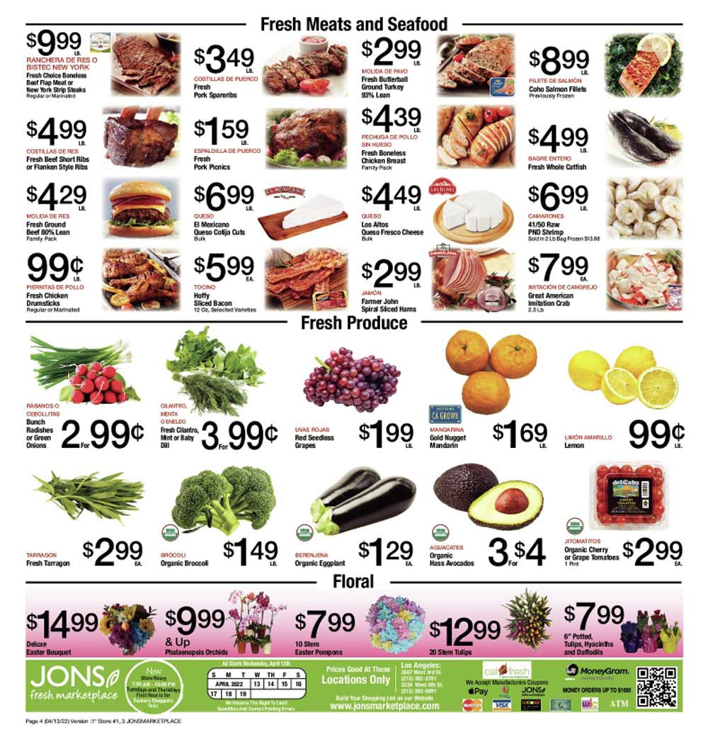 Jons Weekly Ad (4/13/22 - 4/19/22)