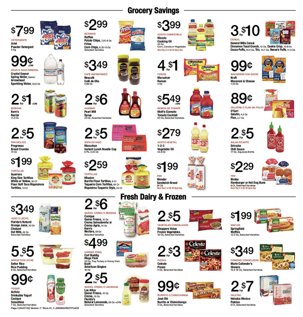 Jons Weekly Ad (4/27/22 - 5/03/22)