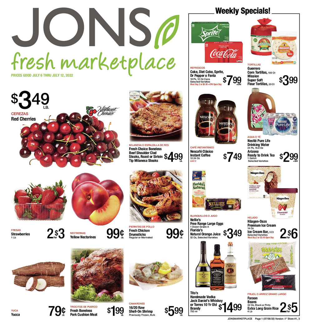 Jons Weekly Ad (7/06/22 -7/12/22)