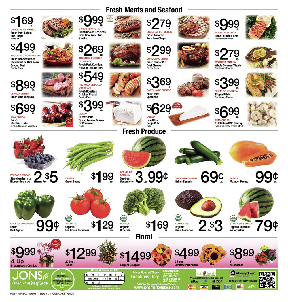 Jons Weekly Ad (5/18/22 - 5/24/22)