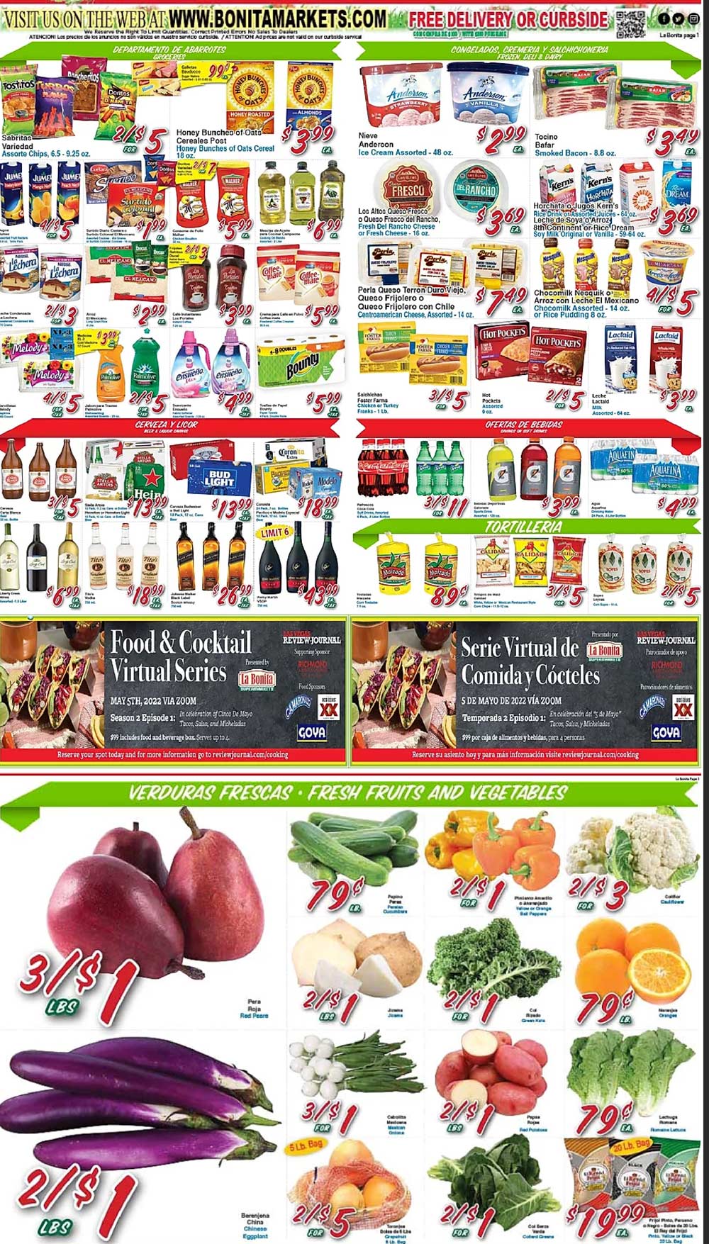 La Bonita Weekly Ad (4/20/22 - 4/26/22)