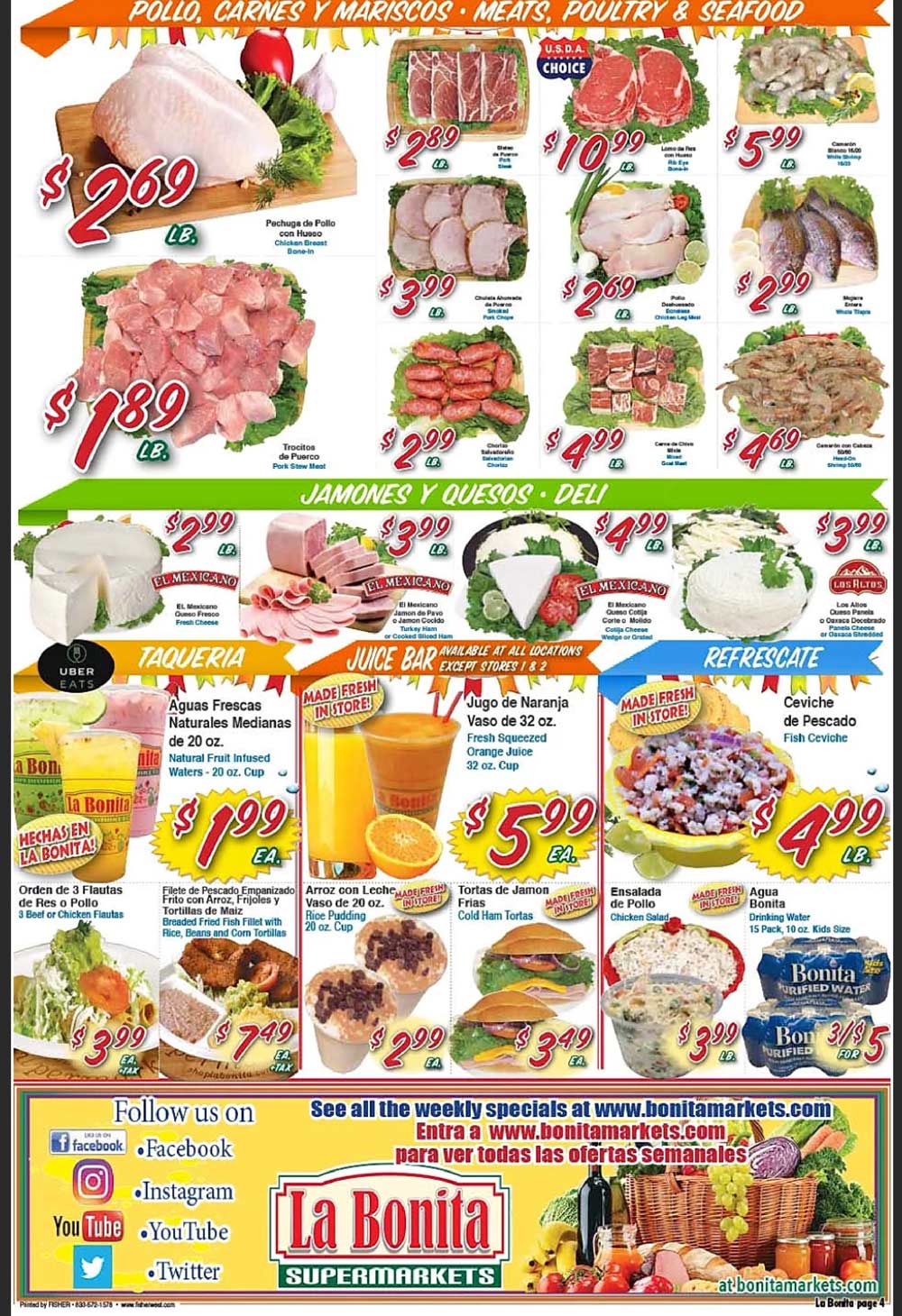 La Bonita Weekly Ad (7/06/22 - 7/12/22)