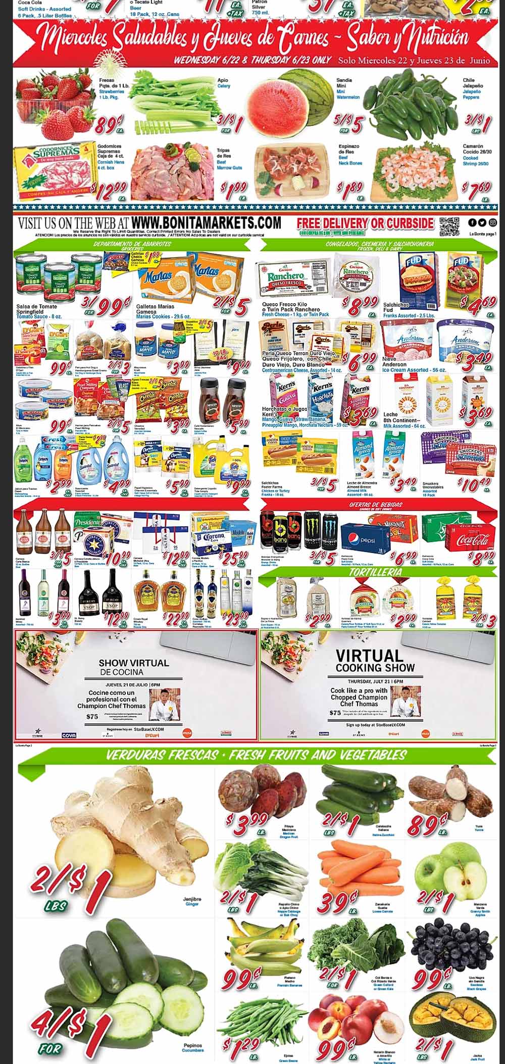 La Bonita Weekly Ad (6/22/22 - 6/28/22)