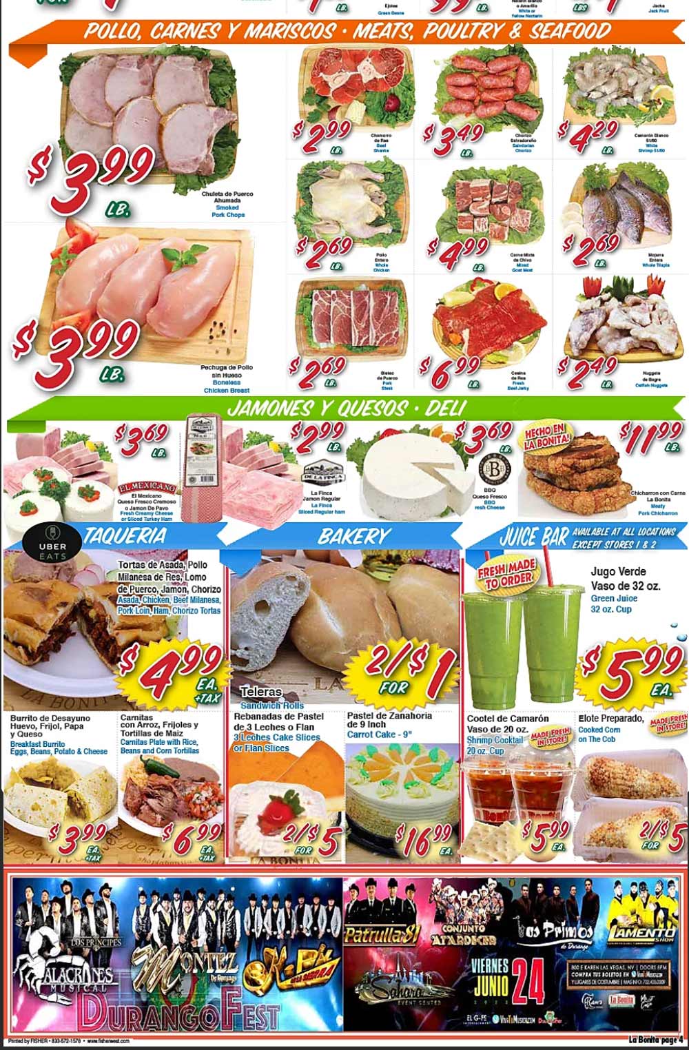 La Bonita Weekly Ad (6/22/22 - 6/28/22)