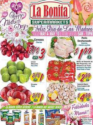 La Bonita Weekly Ad (5/04/22 - 5/10/22)