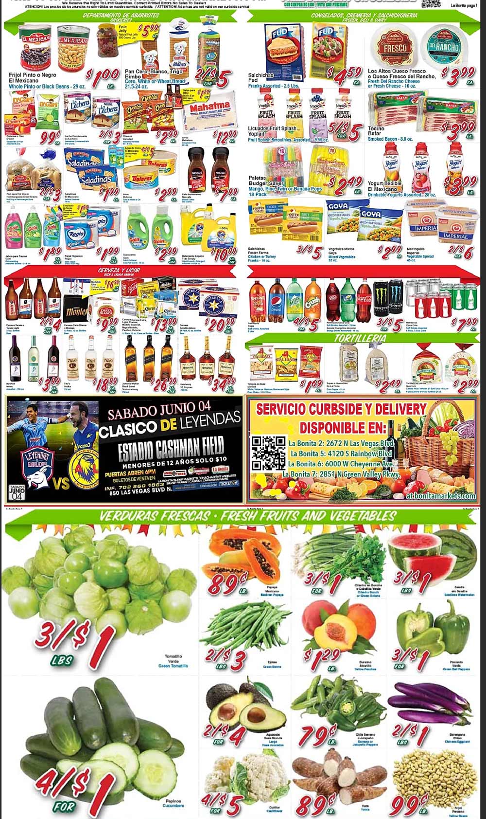 La Bonita Weekly Ad (5/11/22 - 5/17/22)