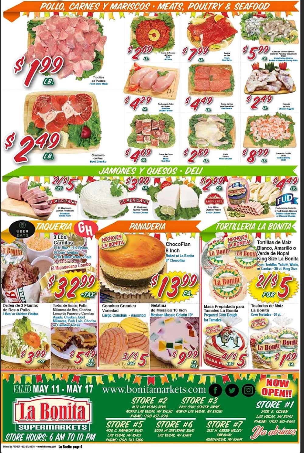 La Bonita Weekly Ad (5/11/22 - 5/17/22)