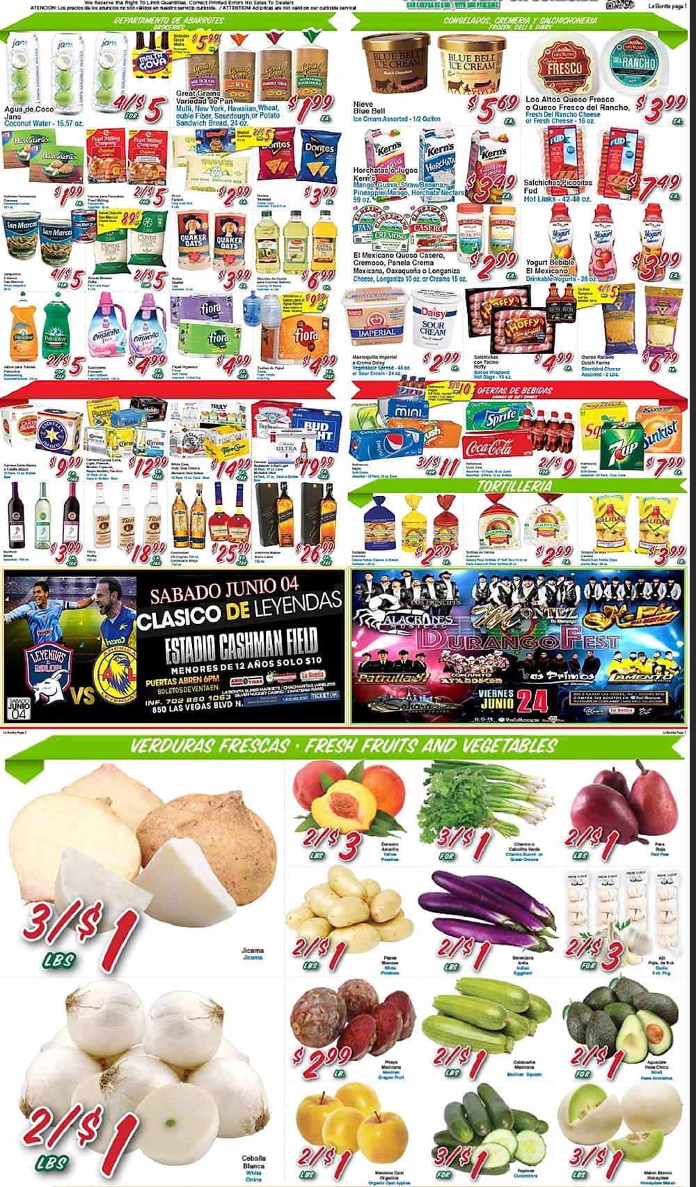 La Bonita Weekly Ad (5/25/22 - 5/31/22)