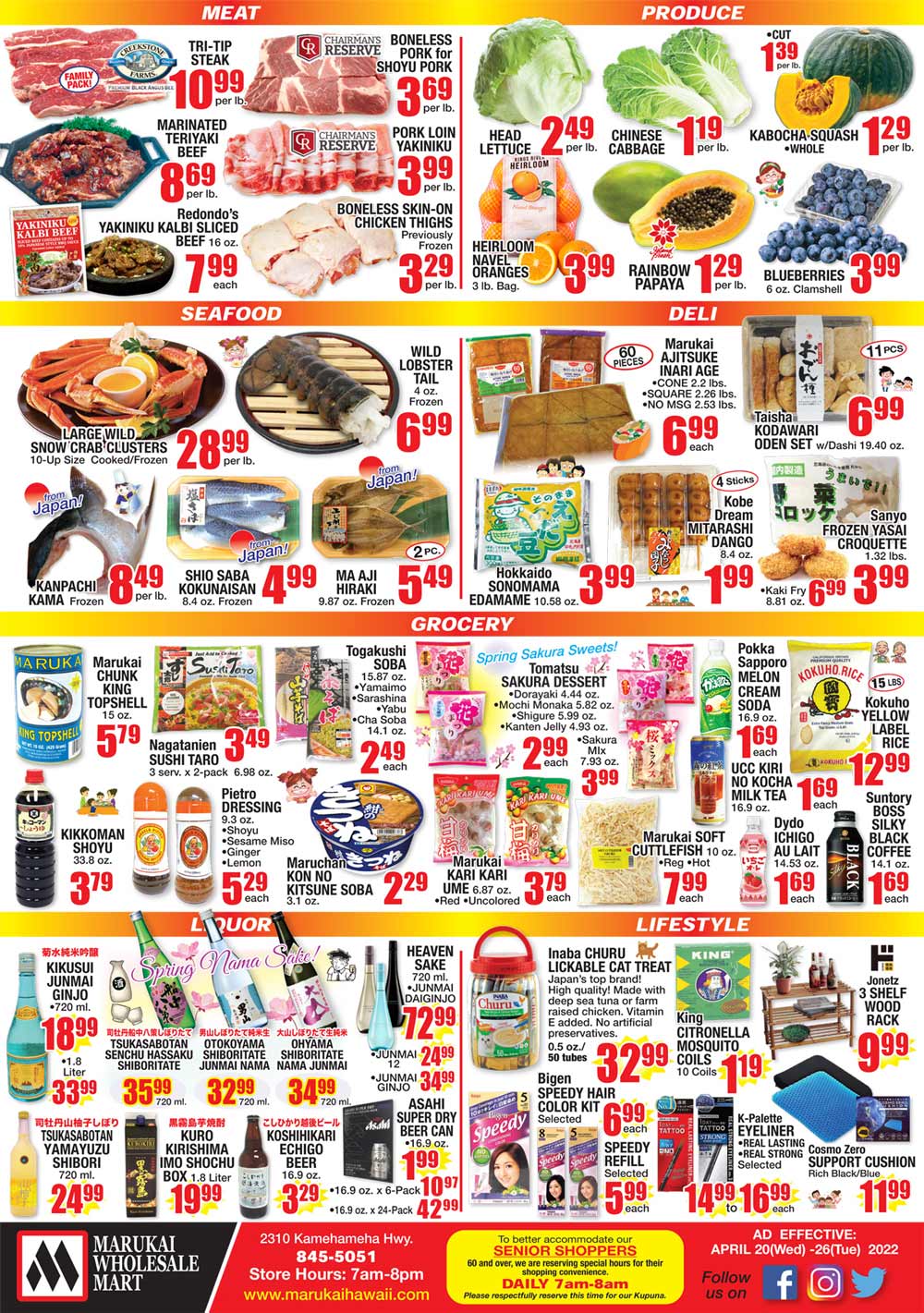 Marukai Weekly Ad (4/20/22 - 4/26/22)