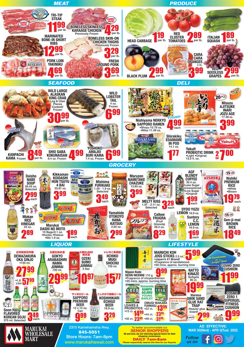 Marukai Weekly Ad (3/30/22 - 4/05/22)