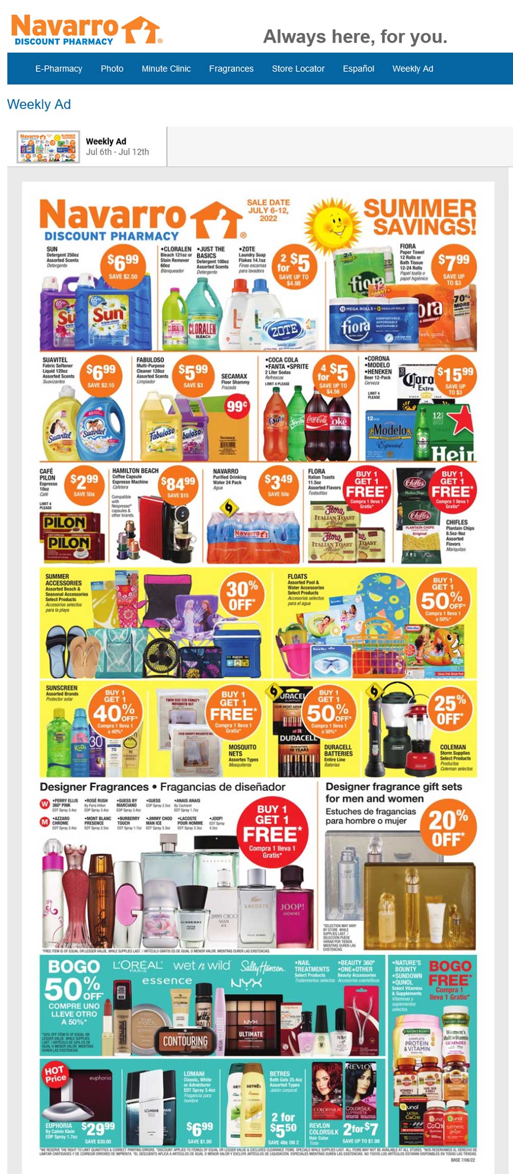 Navarro Weekly Ad (7/06/22 - 7/12/22)