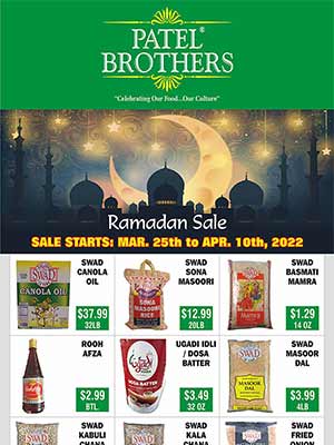 Patel Brothers Weekly Ad (3/25/22 - 4/10/22)
