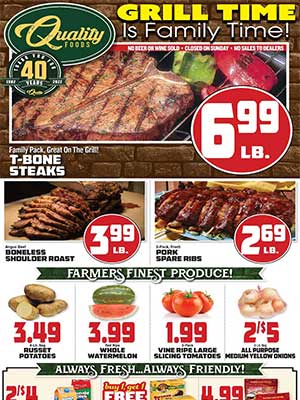 Quality Foods Weekly Ad (7/13/22 - 7/19/22)