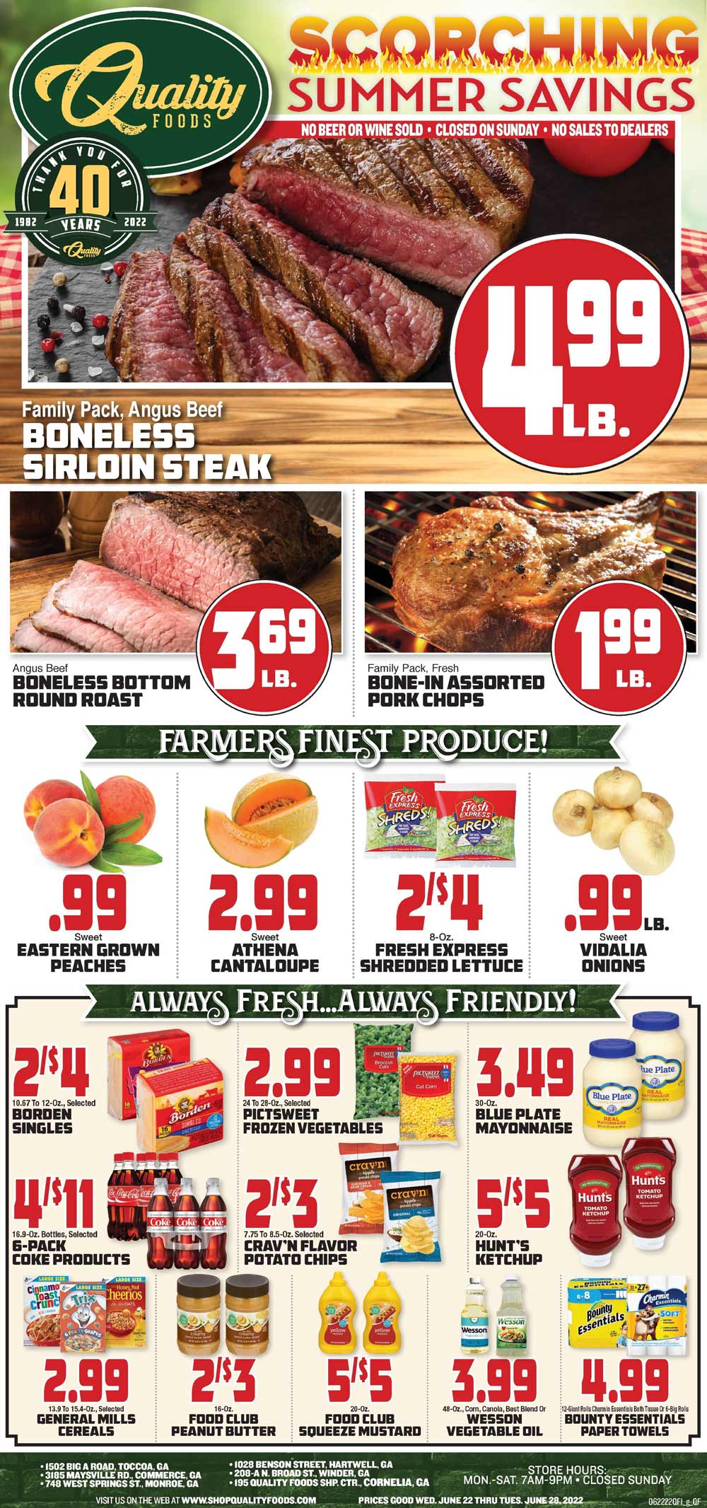 Quality Foods Weekly Ad (6/22/22 - 6/28/22)
