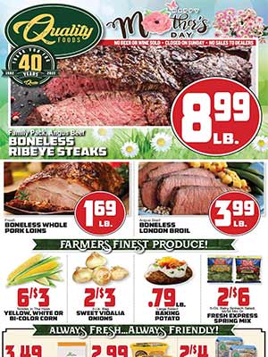 Quality Foods Weekly Ad (5/04/22 - 5/10/22)