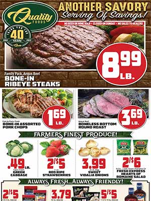 Quality Foods Weekly Ad (5/18/22 - 5/24/22)