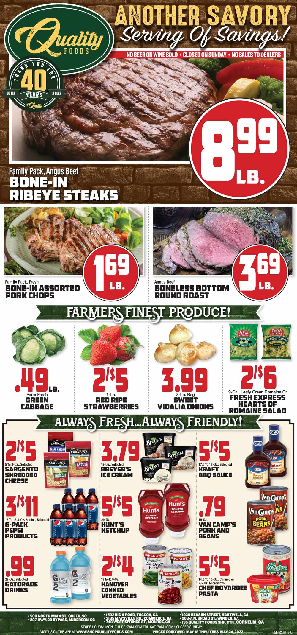 Quality Foods Weekly Ad (5/18/22 - 5/24/22)