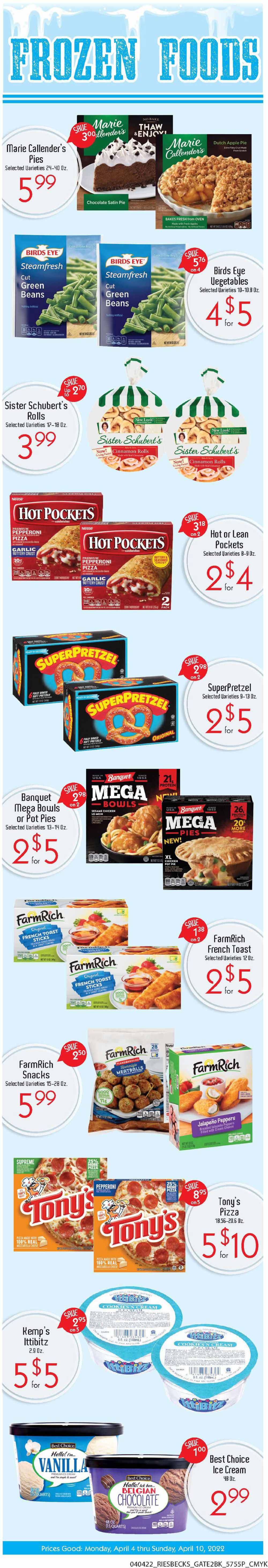 Riesbeck's Weekly Ad (4/04/22 - 4/10/22)