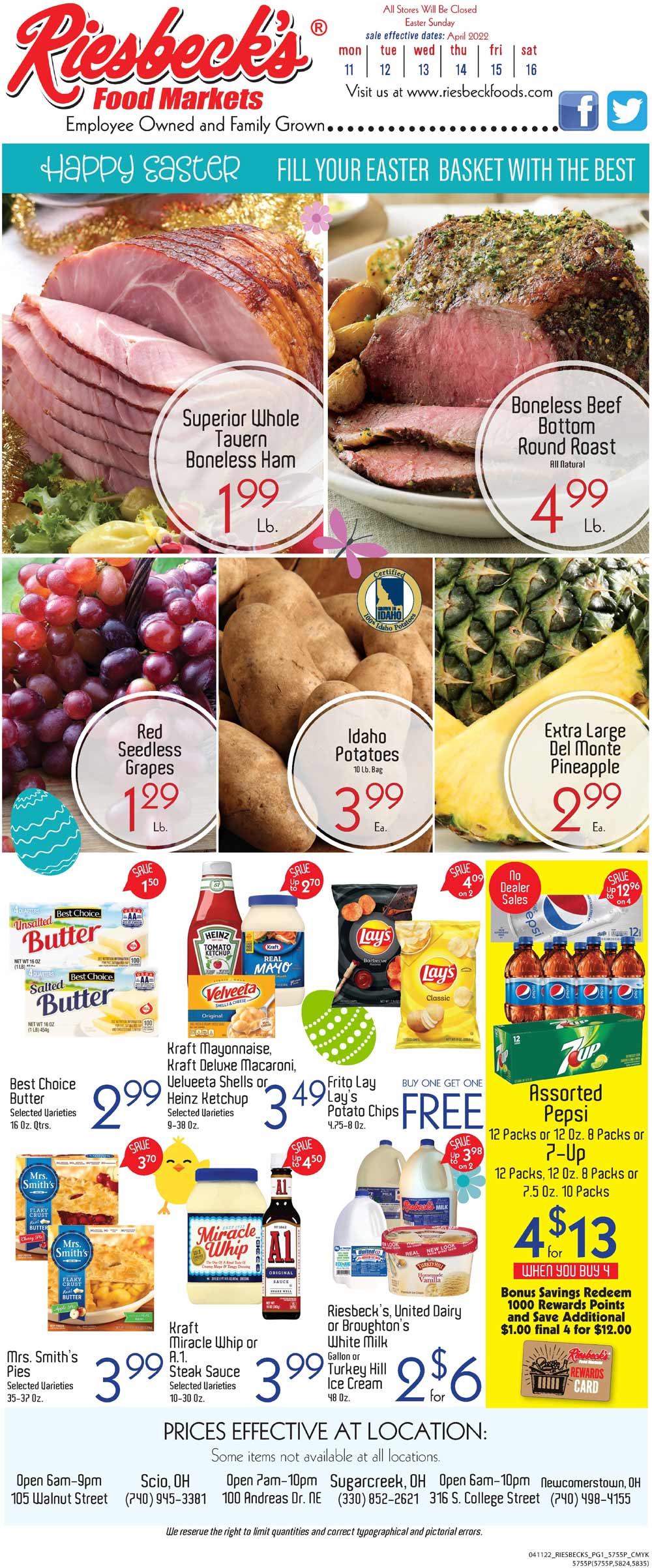 Riesbeck's Weekly Ad (4/11/22 - 4/16/22)