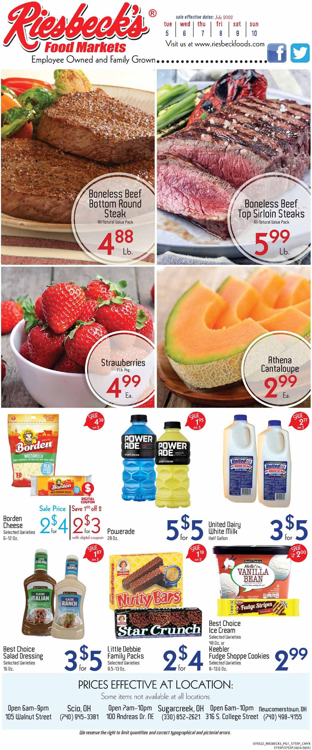 Riesbeck's Weekly Ad (7/05/22 - 7/11/22)