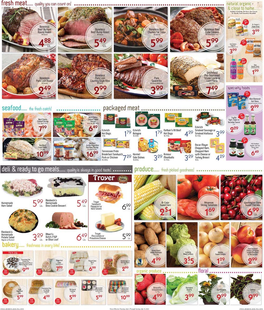 Riesbeck's Weekly Ad (7/05/22 - 7/11/22)