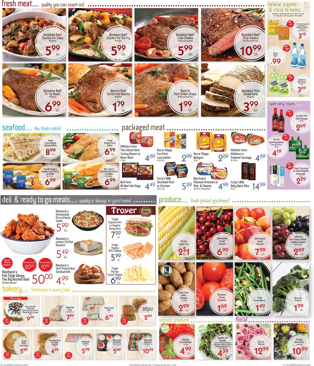 Riesbeck's Weekly Ad (7/11/22 - 7/17/22)